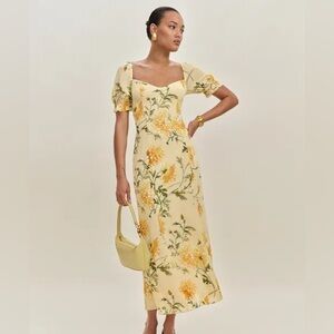 Reformation Gloria Dress in Honeyglow - 8